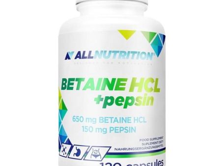 Allnutrition Betaine HCl + Pepsin - 120 caps Sale