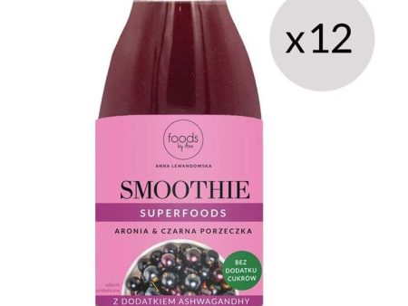 Levann Smoothie, Chokeberry & Blackcurrant - 12 x 250 ml Online now