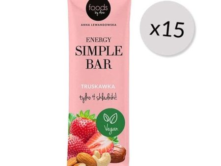 Levann Energy Simple Bar, Strawberry - 15 x 35g For Discount