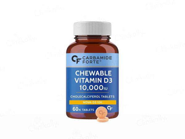 Carbamide Forte Chewable Vitamin D3 10000 IU Tablet Cheap