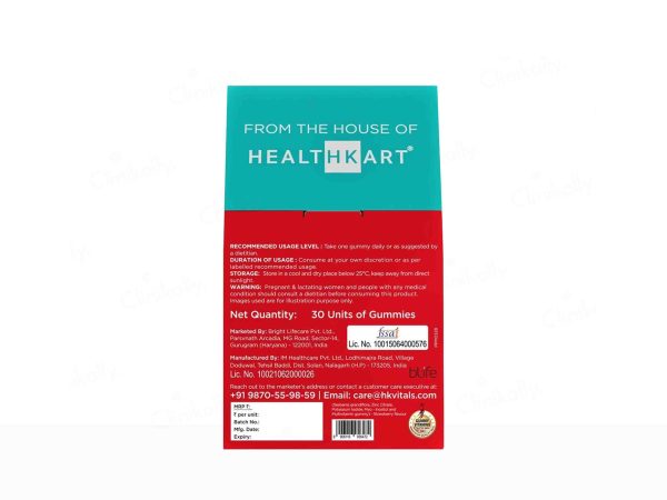 HK Vitals Biotin Gummies Strawberry Online Sale