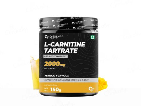 Carbamide Forte L-Carnitine L-Tartrate 2000mg Pre & Post Workout Powder - Mango Flavour Cheap