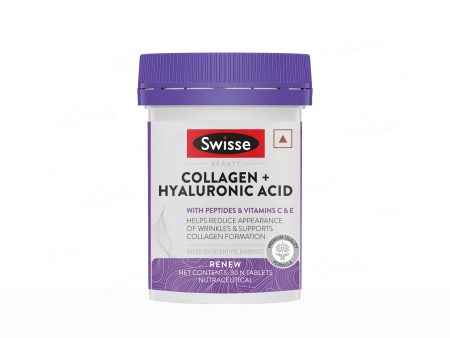 Swisse Beauty Collagen + Hyaluronic Acid Tablet Online now