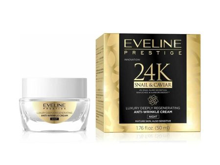 Eveline Cosmetics 24K Snail & Caviar Anti-Wrinkle Night Cream Discount