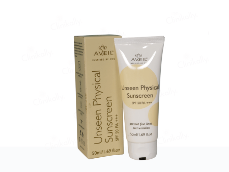 Aveil Unseen Physical Sunscreen SPF 50 PA+++ For Discount