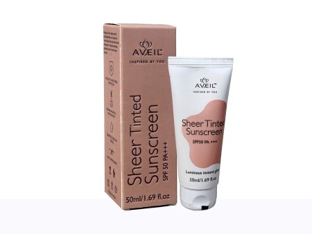 Aveil Sheer Tinted Sunscreen SPF 50 PA+++ Online Sale