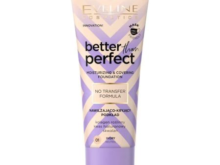 Eveline Better Than Perfect Moisturising & Covering Foundation 01 Ivory - 30ml Online Hot Sale