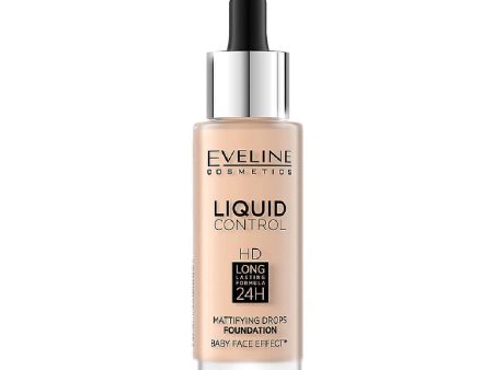 Eveline Cosmetics Liquid Control Mattifying Drops Foundation - 25 Online