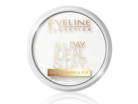 Eveline Cosmetics All Day Ideal Stay Matt Fiinish & Fix Pressed Powder - 60 Online