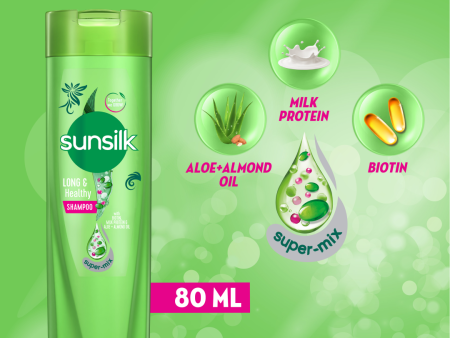 Sunsilk Long & Healthy Shampoo - 80ML Online now