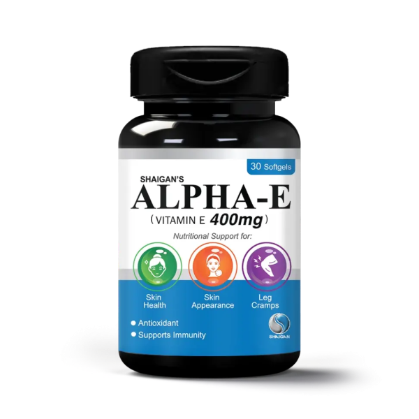 Alpha-E 400mg Softgel Capsules | Best Vitamin E Supplement Discount