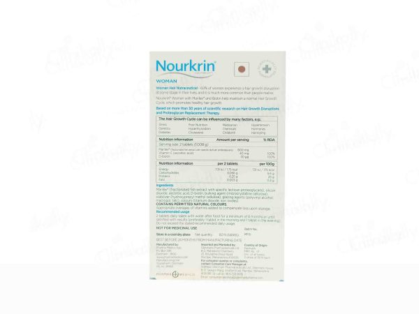 Nourkrin Woman Hair Growth Tablet on Sale