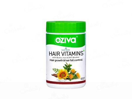 OZiva Hair Vitamins Capsule For Hair Growth & Hair Fall Control Hot on Sale