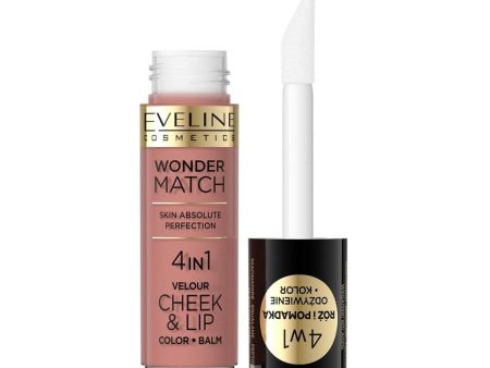 Eveline Cosmetic Wonder Match 4in1 Cheek & Lip - N01 Online now